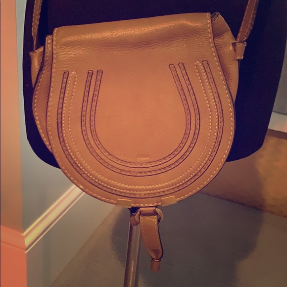 Chloe Handbags - Chloe mini crossbody bag mushroom color